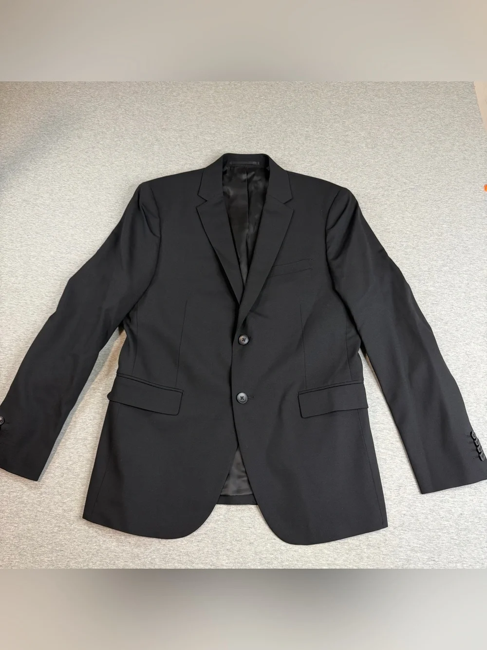 Theory Men Black Chambers Slim-Fit Tuxedo Blazer Suit Jacket Sport Coat Size 40S